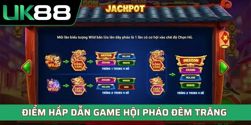 Điểm hấp dẫn khi chơi game hội pháo đêm trăng