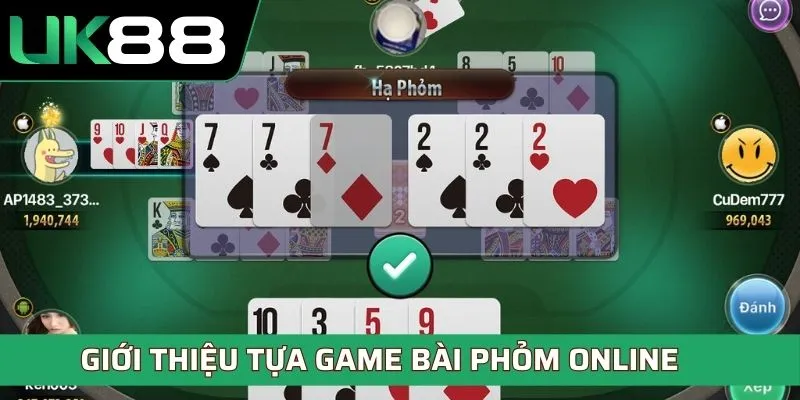 Giới thiệu tựa game bài Phỏm online