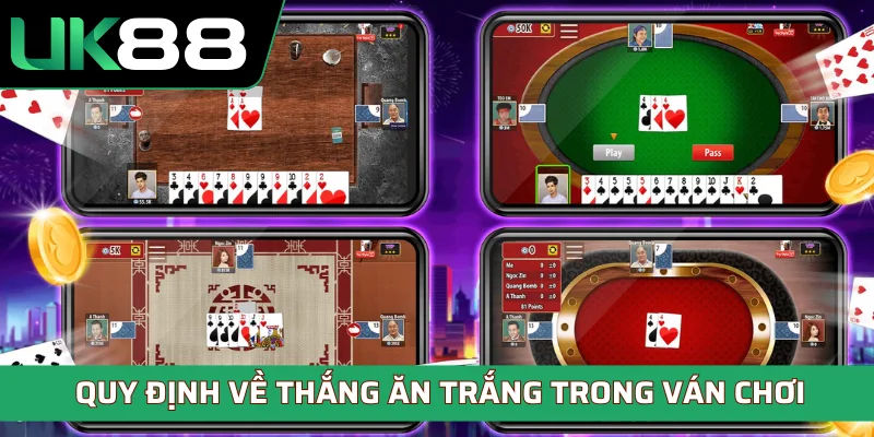 Quy định về thắng ăn trắng trong ván chơi